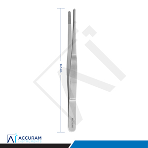 Pinzas de Acero Inoxidable Accuram, Pinzas de Presión de 2.2 mm con Punta Serrada, Pinzas Quirúrgicas Dentales, Pinzas de Tejido para Dedos, Instrumento Médico con Certificación CE - Product Image 4