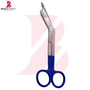 Tijeras de Emergencia para Vendajes, Mango Azul, Tijeras para Trauma, Herramienta Quirúrgica de Acero Inoxidable para Primeros Auxilios y Clínicas - Product Image 3