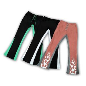 Pantalones Deportivos para Hombre, Estilo Urbano, Pantalones de Chándal con Corte Acampanado, Estilo Punk, Fabricación Propia - Product Image 6