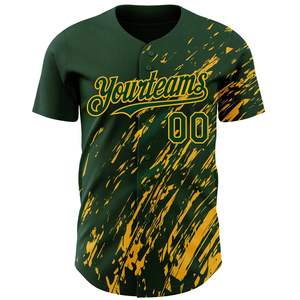 Camiseta de Béisbol Personalizada para Adultos, Impresión por Transferencia de Calor, Transpirable, Cuello Redondo, Tirantes en T, Manga Corta, Uniforme Deportivo Unisex para Equipos, 100% - Product Image 2