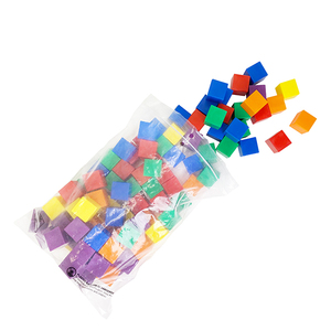 1 inch Hollow Colorful Plastic Math Cube Educational Toys For ToddlersLearning Aids - Product Image 2