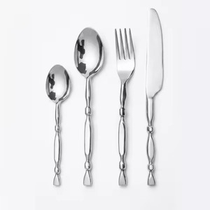 Ensemble de couverts en acier inoxydable, cuillère, fourchette, couteau, vaisselle pour la maison, l'hôtel, le restaurant - Product Image 6