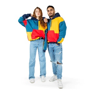 Sweat à capuche pour couple grande taille, 100% coton, respirant, streetwear, prix bas, sweat à capuche OEM pour unisexe - Product Image 1