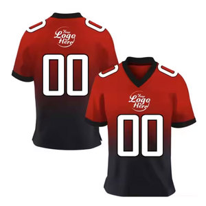 เสื้อรักบี้คอวีผู้ชายแบบสั่งทำพร้อมโลโก้ เสื้อผ้ากีฬารักบี้แขนสั้นสวมใส่สบาย ระบายอากาศได้ดี เหมาะสำหรับทีมรักบี้ - Product Image 6