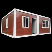 Maison mobile extensible de haute qualité de conception australienne en Uruguay, conteneur de salle de bain, maison à 2 chambres, construction en acier pour hôtels