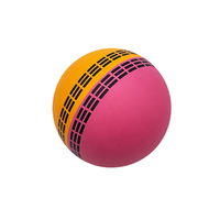 Balle de cricket en caoutchouc de 60 mm, jouet de petite taille, balle d'entraînement, cadeau promotionnel, logo personnalisé OEM