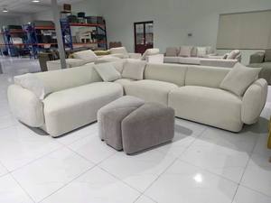 Sofá Cama Inflable en Forma de L de Diseño Europeo, con Funda Extraíble, Tejido Lavable Ecológico, Asientos Reclinables, Suave, para Apartamento - Product Image 6