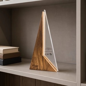 2026 Custom Wooden & <b>Acrylic</b> Pyramid Awards and Trophies with Customized Logo for Insurance Waterproof Laser Engraved - Product Image 5