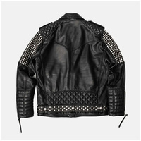 Chaqueta Personalizada Vintage Unisex de Piel de Vaca, Cuero Genuino Ecológico, Resistente al Viento, Transpirable, con Cuello Mao y Cierre de Cremallera para Verano