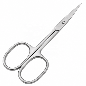 Ciseaux à cuticules et à ongles en acier inoxydable de haute qualité avec lames droites et affûtées pour une manucure de précision - Product Image 1