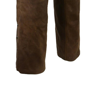 กางเกงหนังสำหรับขี่ม้าคุณภาพสูงขายดี ผลิตจากโรงงาน สำหรับผู้ชาย ลดราคา MOQ ต่ำ บริการ OEM - Product Image 6