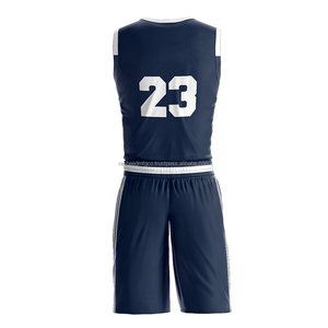 Uniformes personnalisés de basket-ball d'équipe Maillots d'impression par sublimation pour hommes Shorts OEM Design Sportswears Kits légers - Product Image 3