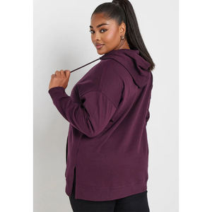 Sudadera con capucha de manga larga para mujer, de algodón con estampado digital de la mejor calidad, para ropa de gimnasio. - Product Image 4