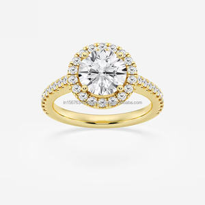 Bijoux de luxe en or 18 carats fabriqués avec une brillance certifiée pour mariage et fête - Product Image 4