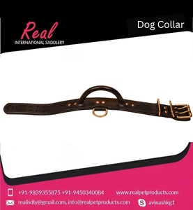 Collar de perro de cuero de diseño personalizado más vendido con acolchado suave y accesorio de perro de trabajo de aspecto caliente decoración de remache de patrón Animal - Product Image 2
