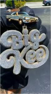 Pendentif CEO personnalisé entièrement serti de moissanite VVS, chaîne tendance, best-seller, vente flash, style hip-hop, bling, luxe, pièce unique, OEM - Product Image 4