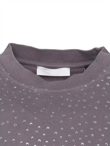 T-shirts en strass pour hommes, nouvelle collection, style streetwear, imprimés, design personnalisé, vente en gros - Product Image 5