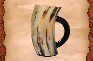 Chopes à bière en corne de luxe modernes, faites à la main, écologiques, 400-600 ml, pour bière et vin, à prix abordable – Meilleures ventes - Product Image 4