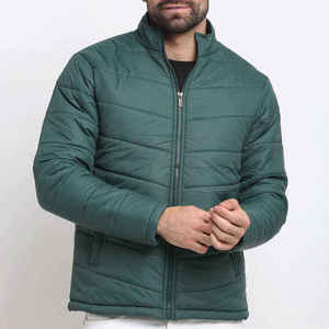 Veste matelassée légère à capuche personnalisée en polyester avec logo brodé pour homme – Qualité supérieure – Vente en gros - Product Image 5