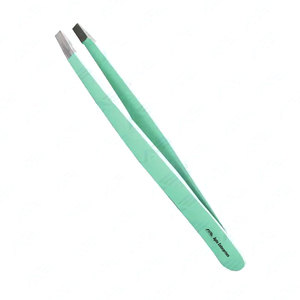 Professional Non-Slip Stainless Steel Beauty Instruments Eyebrow Grooming Thick Eyebrow Tweezers for Men and Women - Product Image 1