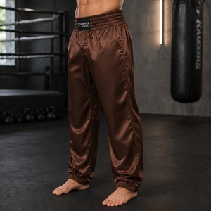 Kick Boxing Trouser Premium Quick Dry Sportswear Featuring Breathable Fabric And Comfortable Fit For Professional <b>Athletes</b> - Product Image 2