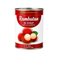 Ingeblikte Rambutan in siroop 565g netto gewicht, gedroogd 340g, Vietnam oorsprong, lange houdbaarheid, OEM 20oz 30oz