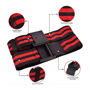 Bandas de Restricción del Flujo Sanguíneo (BFR) XYPEX CORP con Logotipo Personalizado, para Piernas y Glúteos, Entrenamiento de Oclusión para Mujeres, Ayuda a Ganar Músculo en Muslos y Glúteos - Product Image 4