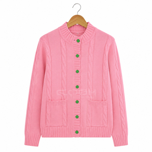 เสื้อคาร์ดิแกนถักไหมพรมสีสันตามสั่งและปักลาย  รุ่นล่าสุดจาก Cosh International สำหรับพี่น้องในชมรม  หรือเสื้อวาร์ซิตี้ของวิทยาลัย - Product Image 1
