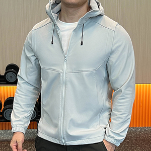 2026 New Arrivals Outdoor Plain Custom Logo Front 100% Cotton <b>Stand</b> Hooded Winter Adjustable Sleeve Puffer Jacket Plus Size Men - Product Image 1