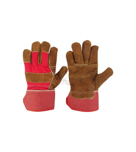 Gants de sécurité en cuir de vachette de haute qualité, en cuir croûte de vachette, pour travaux lourds et industries de la construction - Product Image 6
