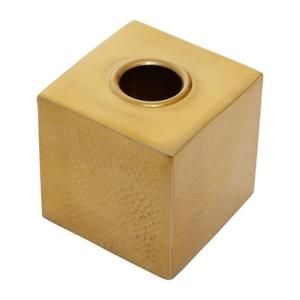 Square Shape Decorative Metal Napkin Box Gold Color For <b>Wedding</b> Decoration Dining Tableware Setting Reusable <b>Tissue</b> Dispenser - Product Image 1