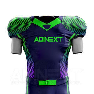 Uniforme de football américain unisexe pour adultes, respirant, personnalisé, de qualité supérieure - Product Image 3