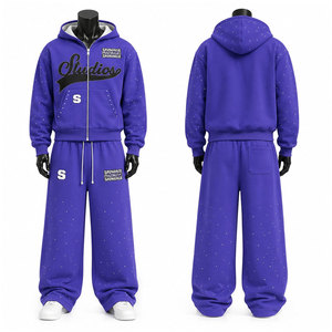 Survêtement évasé pour hommes, prix de gros abordable, haute qualité, nouvelle collection, impression de logo personnalisée - Product Image 1