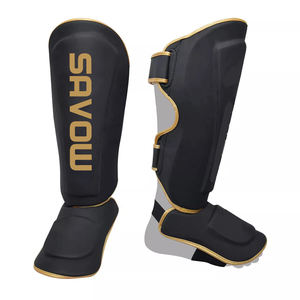 Espinilleras de Cuero Genuino para Entrenamiento de Muay Thai, MMA y Kick Boxing, Diseño Personalizado, Ecológicas - Product Image 3