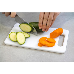 Tabla de cortar cuadrada de mármol blanco sostenible y bloque de picar apto para lavavajillas con asa, herramienta de cocina - Product Image 5