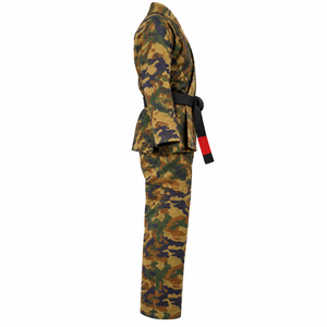 Kimono de Jiu Jitsu Brasileño (BJJ) con diseño personalizado de camuflaje, traje de Jiu Jitsu Gracie Barra, kimono de BJJ Shoyoroll para tatami. - Product Image 5