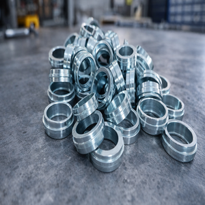 Anillo Hueco de Acero Inoxidable con Forma Geométrica Popular para Suministro Exclusivo Transfronterizo - Product Image 2