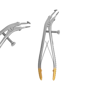 Telescopic Stainless Steel <b>Crown</b> Pliers 130mm Manual Professional Dental Use Ergonomic Grip Rigid Movable Tip Manufacturer - Product Image 1