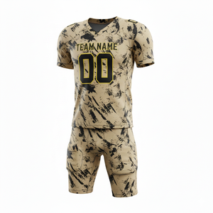 Ensemble d'uniformes de football américain personnalisés pour hommes, imprimés par transfert thermique, en jersey et pantalon respirants en polyester, antibactériens, séchage rapide, pour équipe - Product Image 3