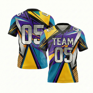 Uniforme de Fútbol Americano Personalizable - Tu Propio Diseño, Manga Corta, 100% Poliéster, Transpirable y de Secado Rápido - Product Image 2