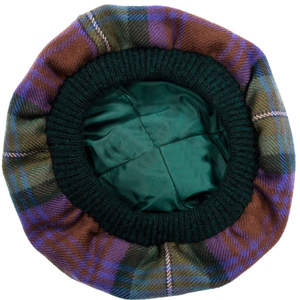 Chapeau Tam O Shanter de qualité supérieure, écossais, motif tartan de l'île de Skye, en laine chaude, classique pour les Jeux des Highlands - Product Image 2
