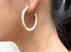 Boucles d'oreilles en corne de buffle, écologiques, faites à la main, modernes, polies, artisanales, pour femmes, usage quotidien, HASAN CRAFT - Product Image 2