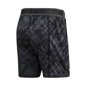 Shorts d'entraînement longs et légers pour hommes, formels, unis, séchage rapide, imperméables, respirants, anti-plis, en toile 100 % coton, élastiques - Product Image 6