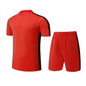 Blank Soccer Jersey Shorts Set Custom Football Uniform Breathable Quick Dry Summer Anti-Bacterial Soccer Kit Team Training - Product Image 5