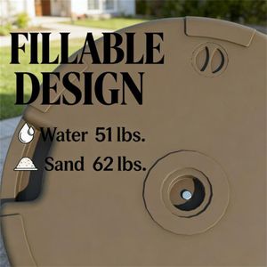 Base Circolare per Ombrellone da Terrazzo, Solo Base per Ombrellone da Esterno per Decorazioni - Product Image 4