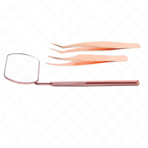 High Quality 3PCS Stainless Steel Eyelash Extension Tweezers Set Mirror Finish Professional Lash <b>Tools</b> for Beauty Use - Product Image 6