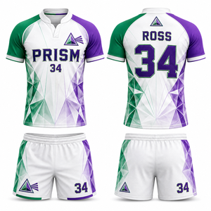 Camiseta de Rugby de Alto Rendimiento para Escuelas, Universidades, Academias, Asociaciones, Artículos Deportivos, Ropa Deportiva, Protección Interior, Resistente a la Abrasión - Product Image 6