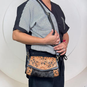 Sac à bandoulière en cuir de vachette usiné à la main personnalisé d'usine mini sac de luxe pour dames sac à main en cuir de marque de haute qualité pour femmes - Product Image 4