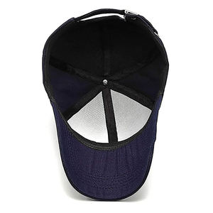 Best Baseball Cap For Men <b>Blue</b> P Cap Custom Logo Quality Baseball Caps Black 5 Panel P Caps Available In High Quality <b>Material</b> - Product Image 3