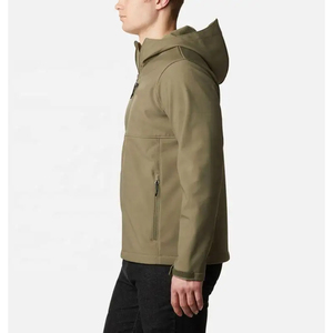 <b>Men</b> Lightweight Softshell <b>Jacket</b> Water Resistant Windproof Outdoor Casual Coat Full Zip Comfort Layer <b>For</b> Travel Hiking - Product Image 6
